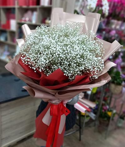 Букет цветов из: Гипсофила в Пустошу