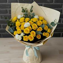 Букет цветов из:  Розы #REPLACE_PRED# Пустошу