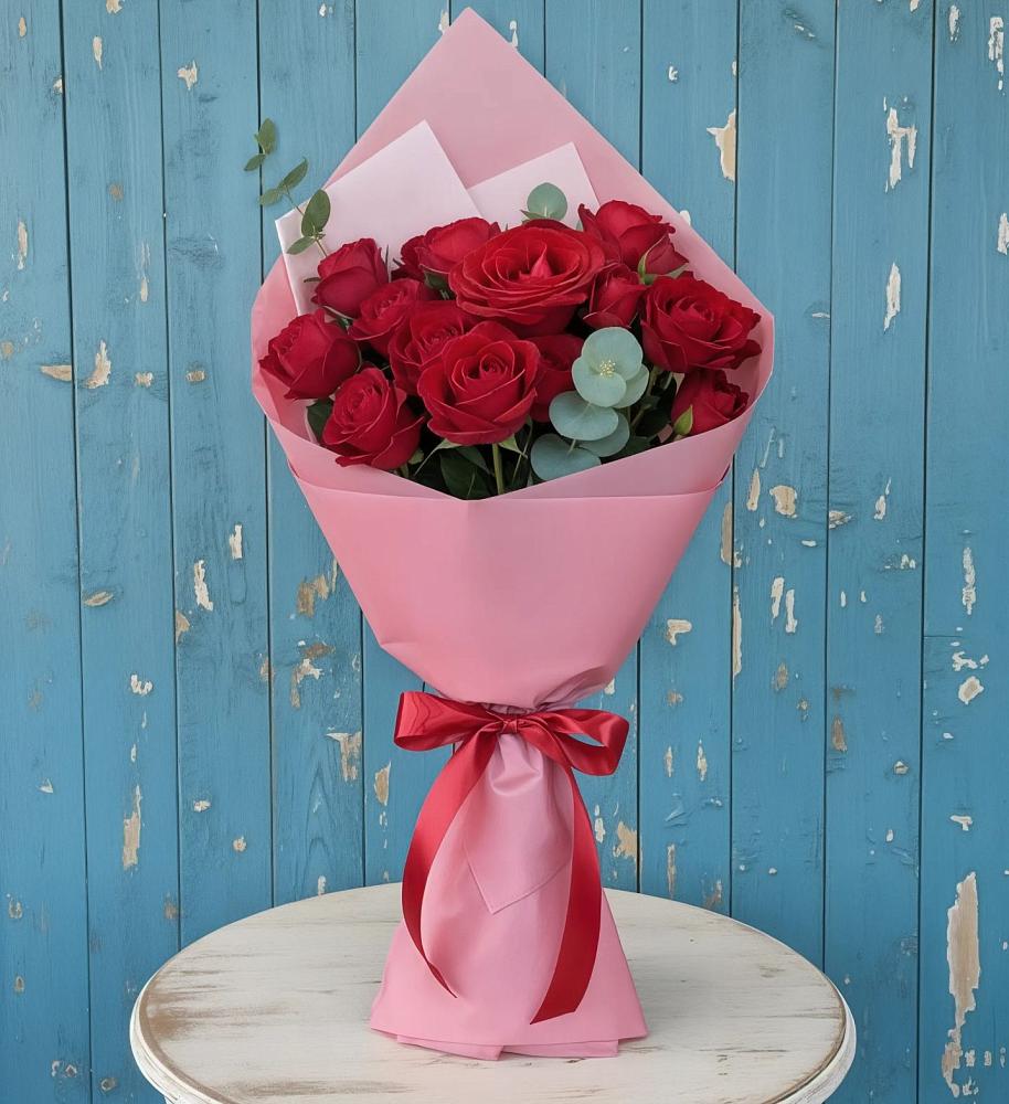 Букет цветов из: Розы в Пустошу