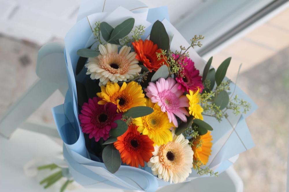 Букет цветов из: Герберы в Пустошу