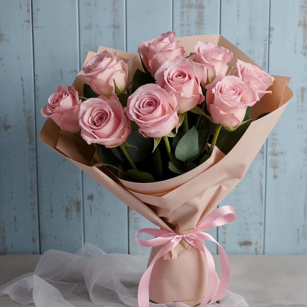 Букет цветов из: Розы в Пустошу