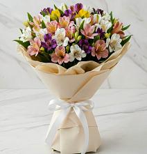 Букет цветов из:  Альстромерии в Пустошу