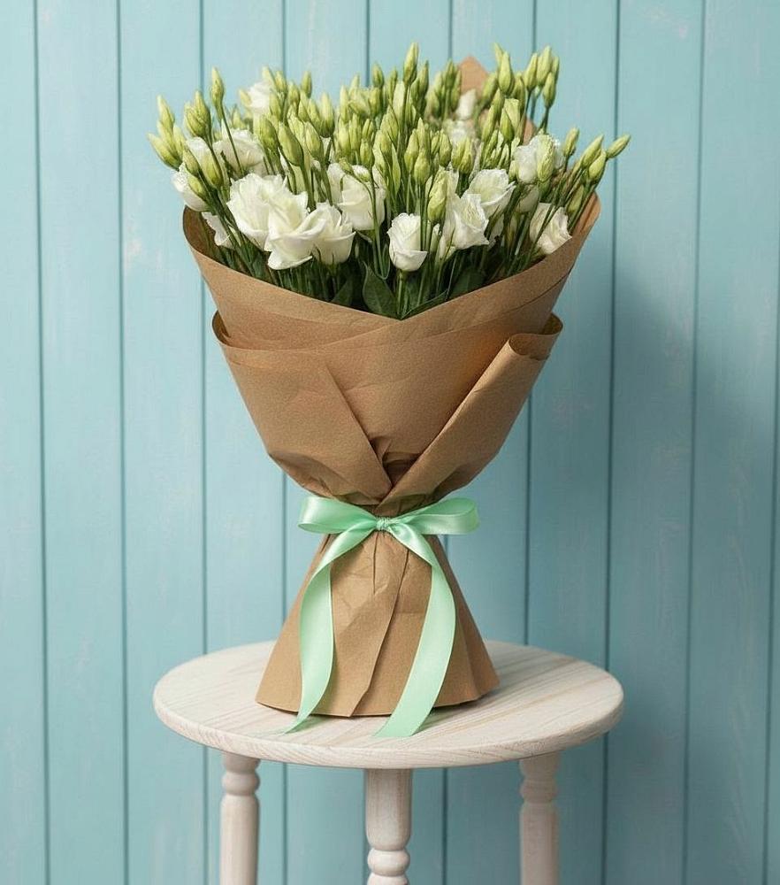 Букет цветов из: Лизиантусы в Пустошу