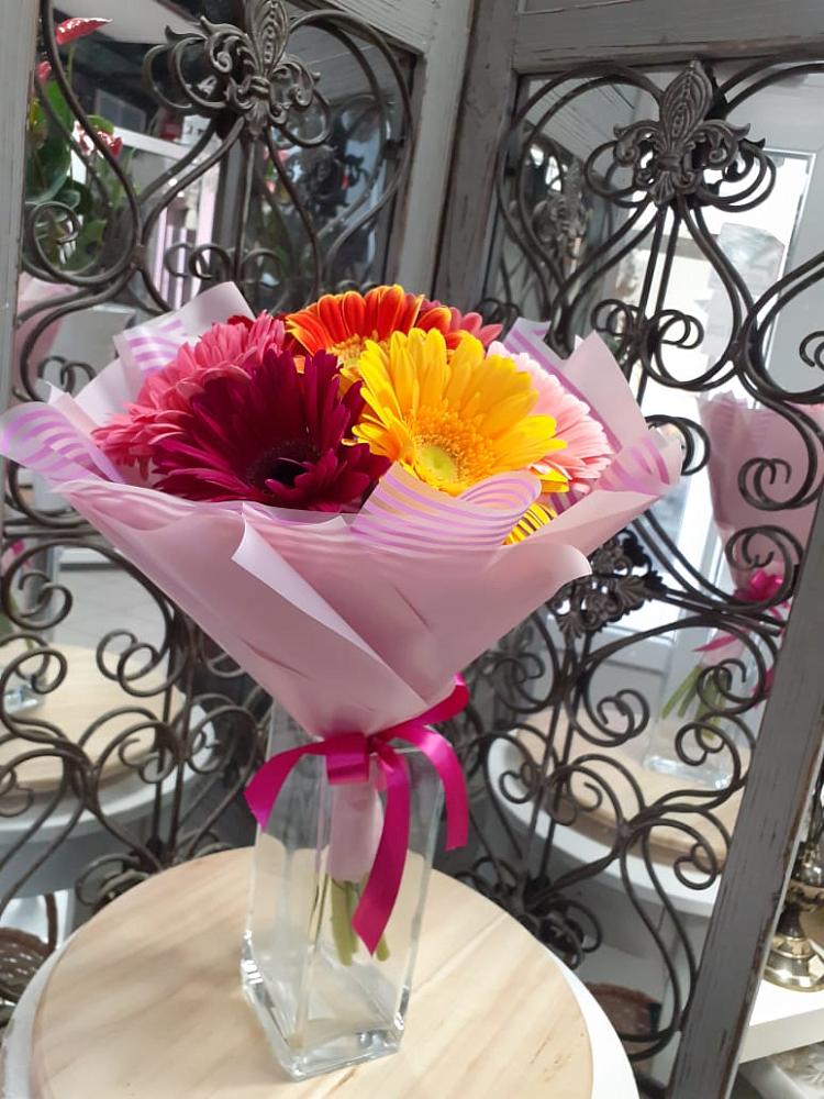 Букет цветов из: Герберы в Пустошу