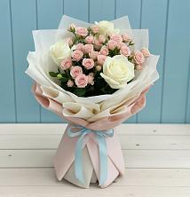 Букет цветов из:  Розы в Пустошу