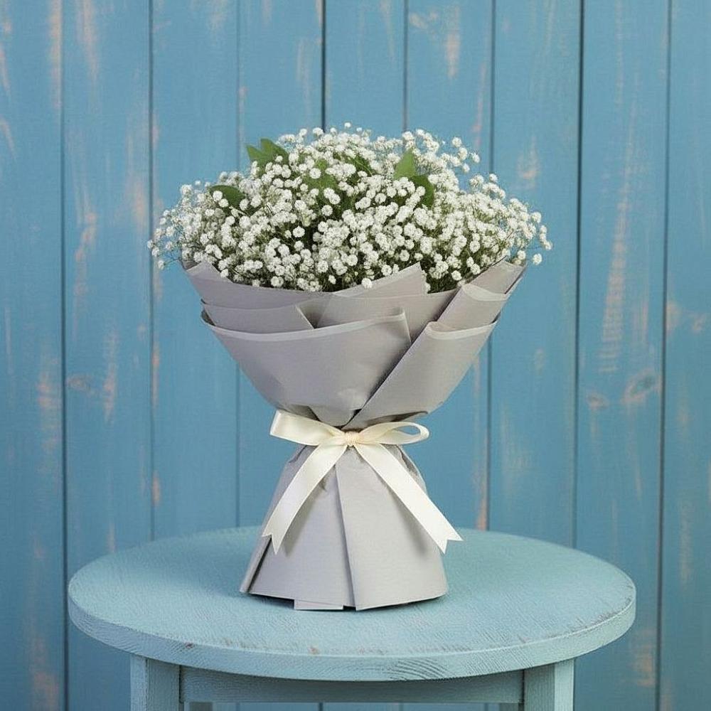 Букет цветов из: Гипсофила в Пустошу