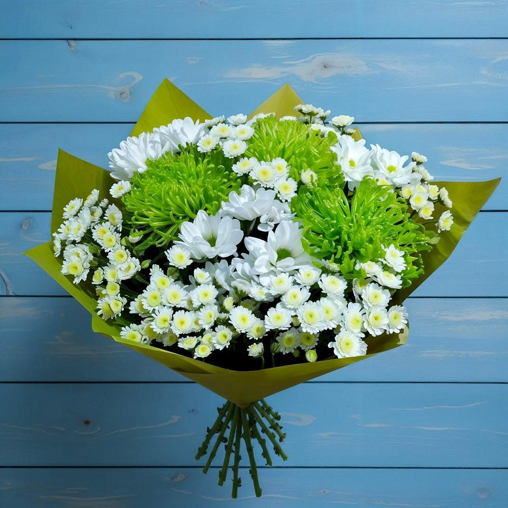 Букет цветов из: Хризантемы в Пустошу