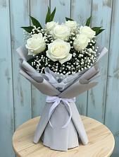 Букет цветов из:  Розы в Пустошу
