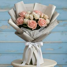 Букет цветов из:  Розы #REPLACE_PRED# Пустошу