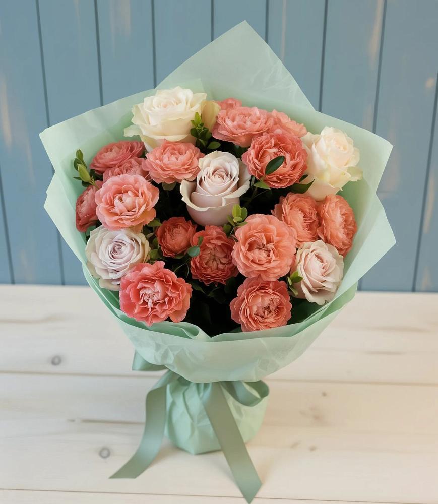 Букет цветов из: Розы в Пустошу