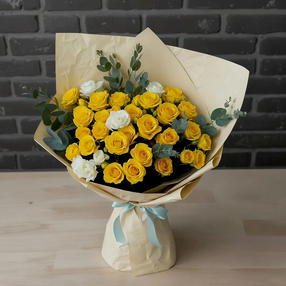 Букет цветов из: Розы в Пустошу