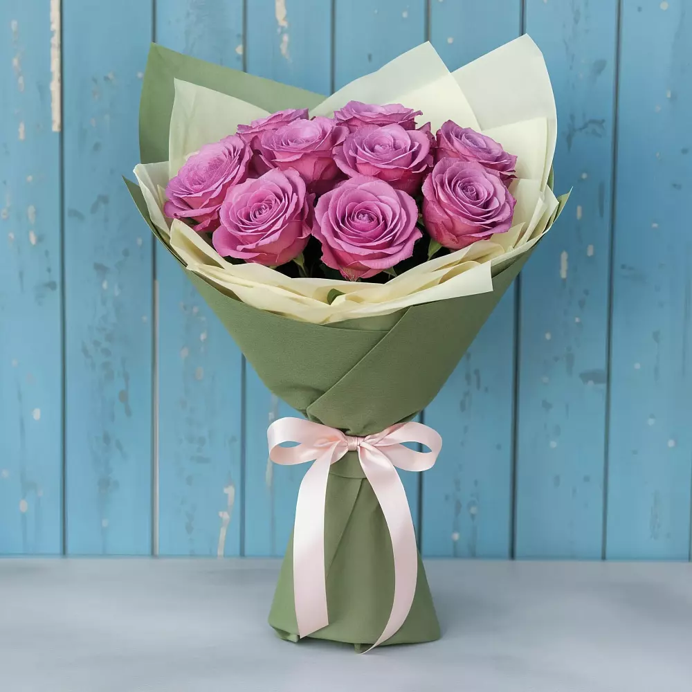 Букет Розы Фёрст Леди в Пустошу