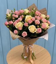 Букет цветов из:  Розы в Пустошу