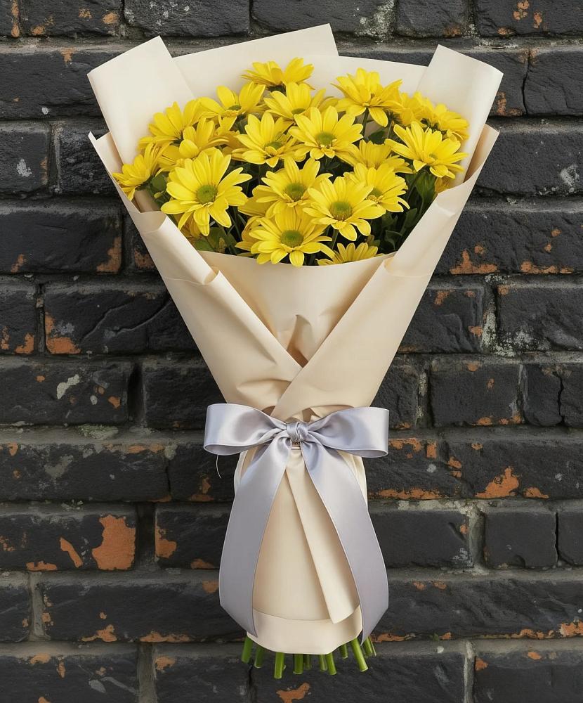Букет цветов из: Хризантемы в Пустошу