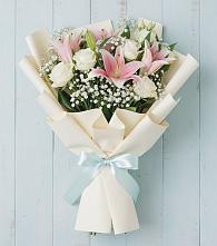 Букет цветов из:  Лилии в Пустошу
