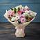 Букет цветов из: Хризантемы, Альстромерии и Розы в Пустошу